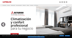 Desktop Screenshot of lumelco.es